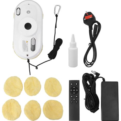 Lave-vitres automatique robot électrique nettoyeur de vitres avec télécommande, AC100-240V prise UK (1/5)
