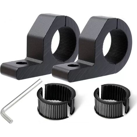 Support de Montage de Lumière Travail 19-32mm Universelle Pince de Tube de Barre Fixation pour Tout-terrain Voiture Camion Moto 2 Pièces (1/5)
