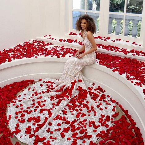 4000 pétales de roses rouges artificielles, décoration pour la Saint-Valentin, décoration romantique de pétales de roses rouges pour la Saint-Valentin, un mariage, un anniversaire, une demande en mari