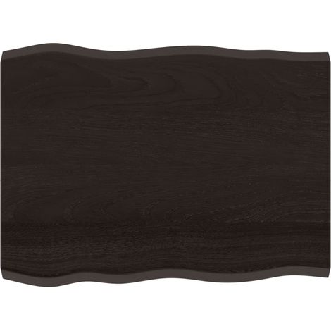 Dessus de table Dessus de bureau Plateau de table bois massif traité bordure assortie