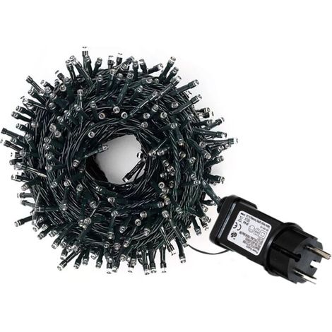 royaluxe - Guirlande Lumineuse Sapin Noel, 10M 100 LED Blanc Guirlande Lumineuse Électrique, Guirlande Lumineuse Exterieur pour Arbres de Noël (1/5)