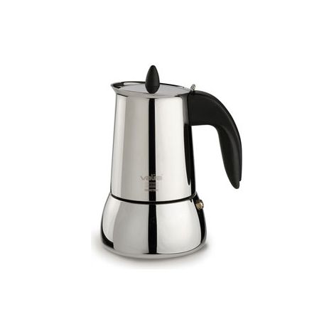 Cafetera italiana Valira Isabella acero inoxidable 6 tazas 12 cm