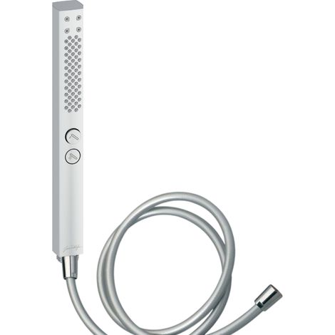Pommeau de douche JACOB DELAFON Shift+ carré 2 jets chromé + flexible