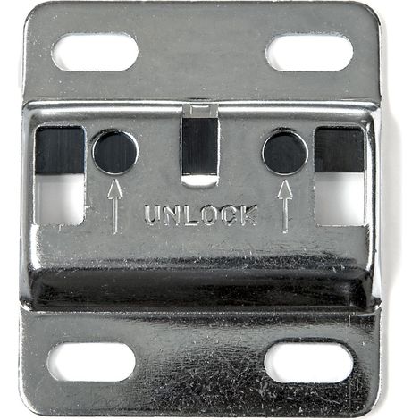 Trageplatte 60x70 mm für Unterschrankaufhänger SOLID 807