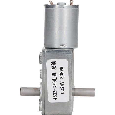 Moteur à engrenages CC précis et léger à vis sans fin pour ouvre-porte, 24 V CC, 30 tr/min (1/5)