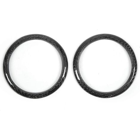 Ensemble de 2 anneaux de finition en fibre de carbone pour grille d'aération de climatisation, compatibles avec Subaru BRZ 2012-2020 (RN).WHBYV (1/4)