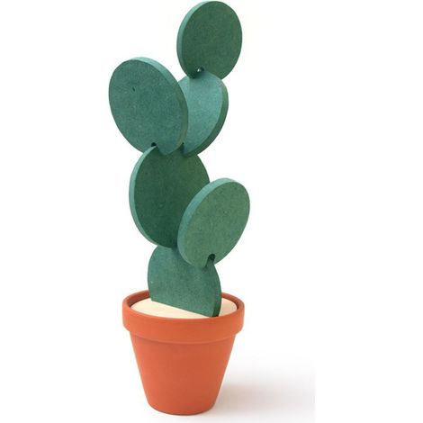 Set Sous-Verres - Forme Cactus - En EVA Antidérapant - Pour Table À Manger Bureau Intérieur - 6 Pièces (1/5)