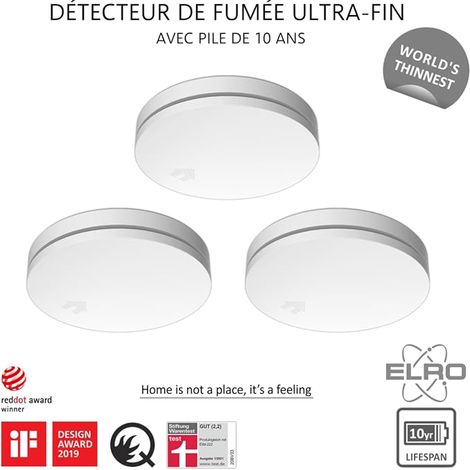 Détecteur de Fumée Connecté Wi-FI, XS0E-iR (1/4)
