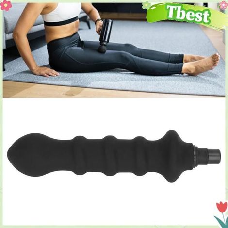 Tête de pistolet de massage - TBEST - Tête spirale - Filetage 12–13 mm - Étanche - Noir (1/5)