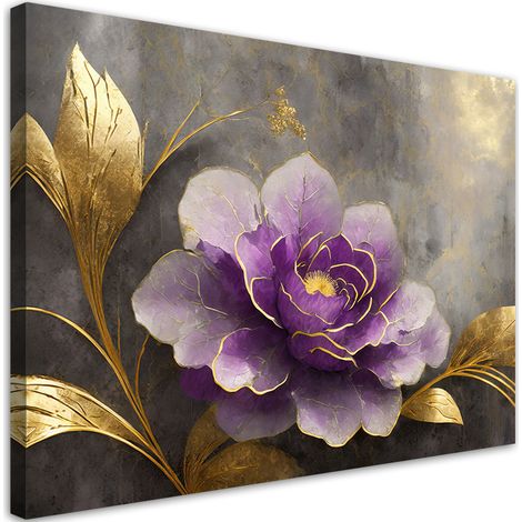 Tableau déco Rose Fleur Botanique Nature 100x70 (1/5)