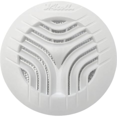 Rejilla de ventilación redonda simple para tubo de PVC D.125 (1/3)