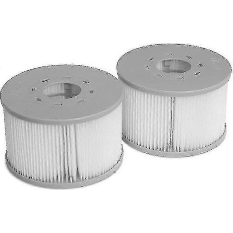 Lot de 2 filtres Mspa V2 pour spas gonflables Fjord, Kili, Camaro, Mono, Aurora et Tekapo - 2 cartouches filtrantes de rechange pour spas gonflables Mspa (1/3)
