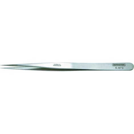 BERNSTEIN Tools for Electronics 5-073 SMD-Pinzette SS SA Super-spitz, schmal 140 mm