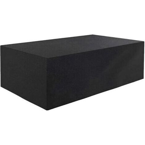 Housse Pour Mobilier De Jardin Étanche Bâche Couverture Housse De Protection Meuble Table Salons De Jardin 180x120x74cm Noir (1/3)