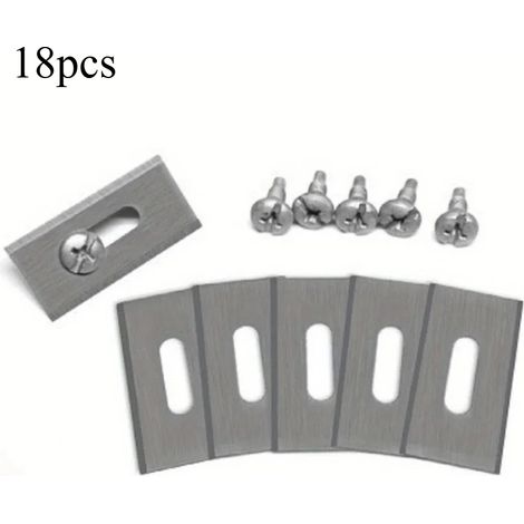 Lames de rechange argentées (18 pièces), compatibles avec les tondeuses à gazon manuelles HUSQVARNA Automower 310, 420, 315X, 430X et 305. (1/4)