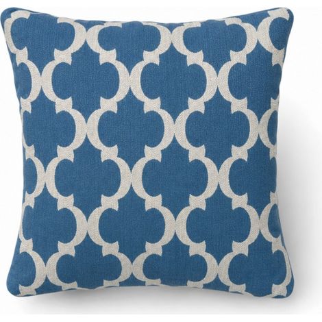 Outdoor Garden Scatter Cushion (Pack of 4) - L45 x W45 cm - Aztec Blue