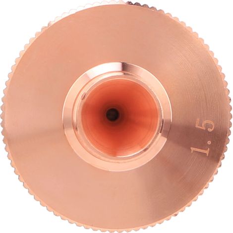 1 buse laser monocouche en laiton pour machines de découpe laser à fibre CO2 0,8/1,0/1,2/1,4/1,5 mm 1,5 mm (1/5)