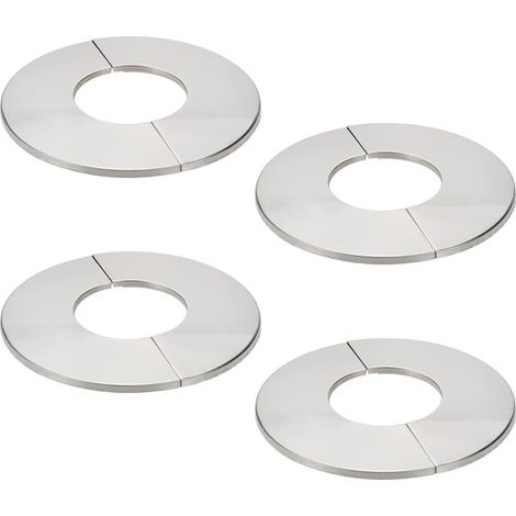Ensemble de cache-robinetterie - Acier inoxydable - Cache-radiateur - Cache-tuyau d'eau - Argent (1/5)