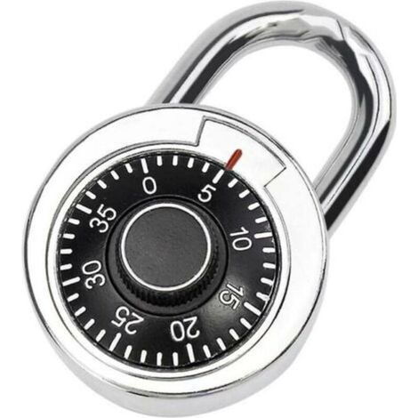 Latch and slide bolt 50mm Frame Lock Mechanical Combination Small Padlock for Luggage//Backpack Drawer Perfect Locker Lock (1/4)