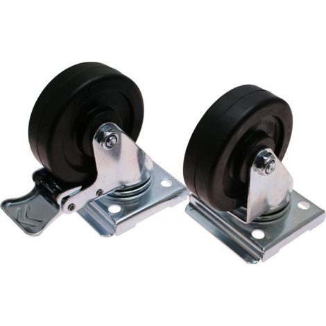 Série de 4 Roues pour Table Réfrigérée 600 - Combisteel (1/2)