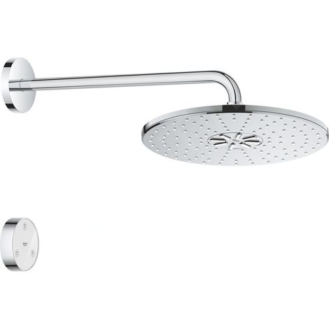 Grohe Rainshower SmartConnect 310 Ensemble de douche de tête avec bras 422 mm, 2 jets Chrome, 26640000 (1/5)