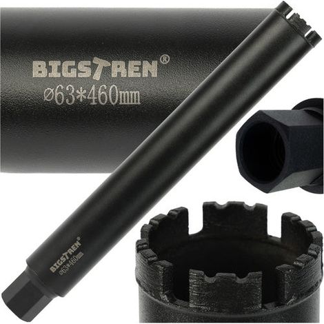 Broca de diamante de 63 x 450 mm para hormigón y piedra (1/5)