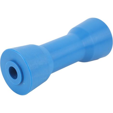 Rouleau de quille bleu PVC marin durable 160mm auto-centrant pour remorques bateaux (1/5)