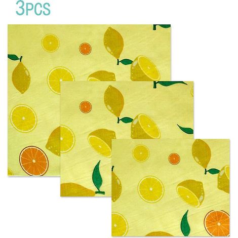 3-teiliges Set aus Bienenwachs-Geschenkpapier und wiederverwendbaren Bio-Bienenwachstüchern (1/5)