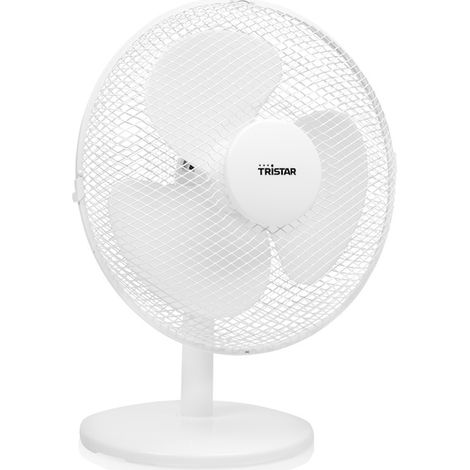 Ventilador de Sobremesa Tristar VE-5724 30cm 40W Oscilante Blanco (1/4)