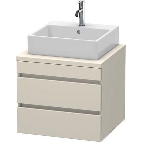 Meuble de sous-console DURASTYLE 512x600x548mm chêne noir / blanc mat