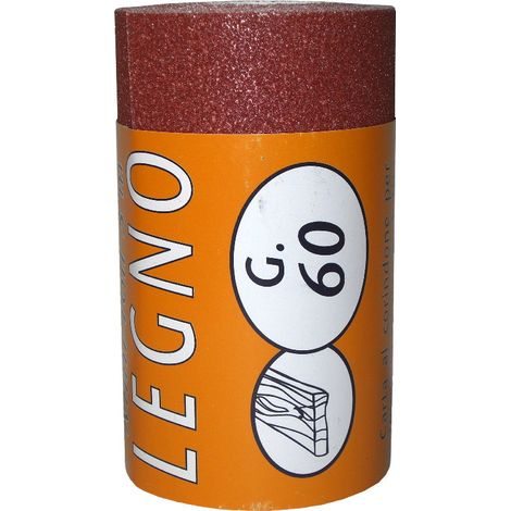 IQ2 TOOLS Carta abrasiva, minirotolo 2,5 mt, grana 60