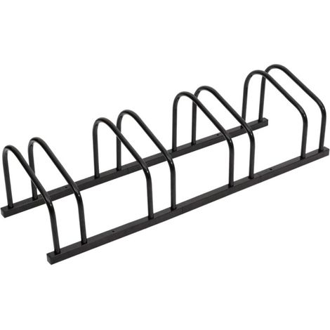 Porte-vélos pour 4 vélos noir acier (1/5)