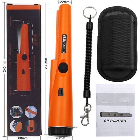 Heißer Verkauf - Metalldetektor-Pinpointer, Metalldetektor-Pinpointer IP66 Wasserdichter Scan-Metallzeiger-Erkennungszubehör für die Schatzsuche, von DEBUNS
