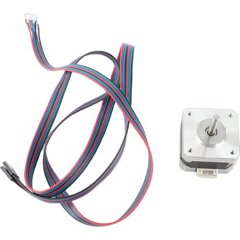 Moteur pas à pas 17HS2408 pour imprimante 3D, alliage robuste silencieux 4 fils accessoire fiable durable équipement industriel (1/4)