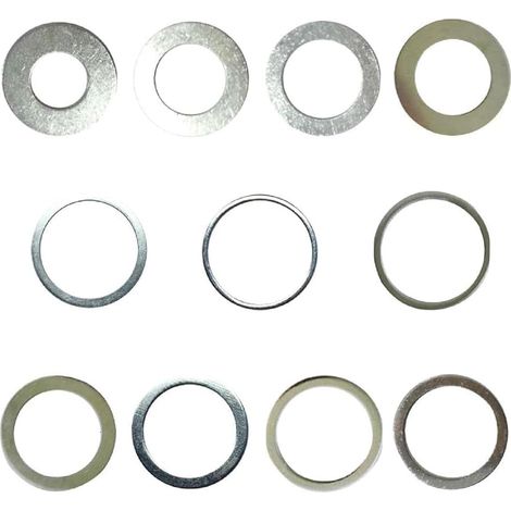 11pcs 20/22.2/25.4/30/32mm Cutting Reducer Rings Circular Reducing Rings for Woodworking (1/5)