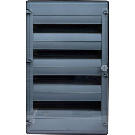 Modularer Verteilerkasten 4x18 Aufputz IP40 Golf (transparente Tür) VS418TD