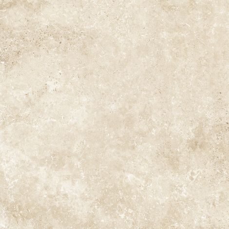Carrelage sol extérieur effet pierre travertin Pomezia beige R11 60x60 cm - Réflex Boutique