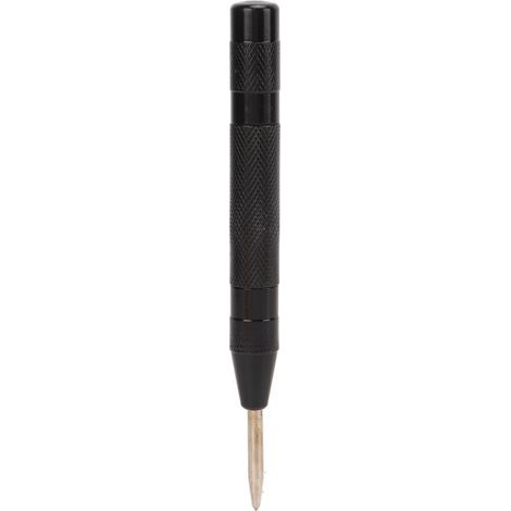 Pointeau automatique à haute dureté, brise-vitre avec tension réglable et structure en acier, positionneur de centrage noir. (1/5)