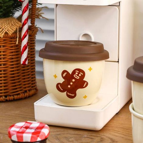 pièce - Spécifications : Couleur Père Noël : Voir image - Matériau : Céramique - Tasse à main Père Noël
