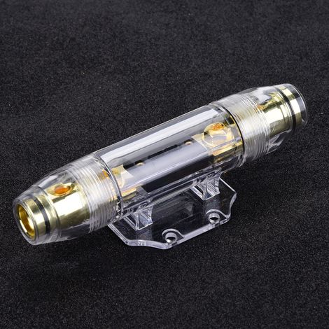 Sicherungsverteilerblock mit 1 Eingang und 1 Ausgang, 100 A, Sicherungshalter für Auto-Audioverstärker, 0 AWG-4 AWG (1/5)