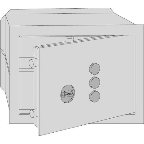 WAND-TRESOR KOMBINATION P25 x L42 x H30 Cm