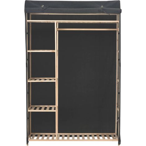 Maison Exclusive - Armadio Grigio 110x40x170 cm in Tessuto (1/5)