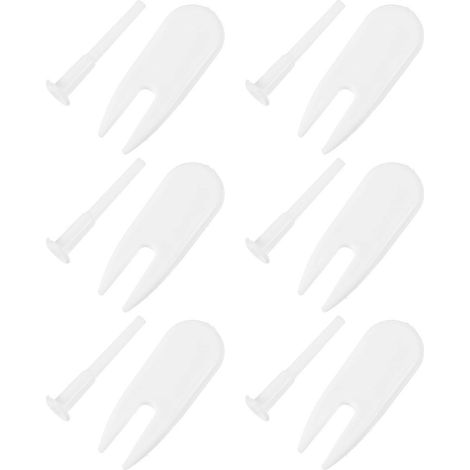 Bouchons de rechange pour ballons de yoga avec outil de retrait, en lot de 12 - Durables et stables (1/5)