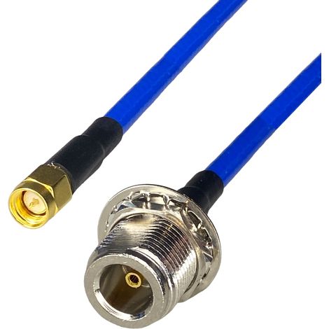 Conector de panel tipo pigtail N / enchufe SMA RG142 de 20 cm
