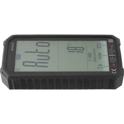MY8233 Digitalmultimeter mit Vollbildanzeige und 2-farbiger Hintergrundbeleuchtung, Gleich-/Wechselstrom- und Spannungsprüfer (1/5)