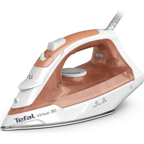 Tefal FV2C40 Virtuo 30, pastellorange/weiß