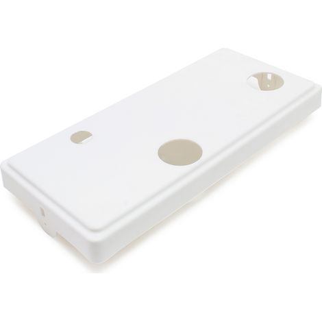 Wiltec Gehäusedeckel für 3/1 Kleinhebeanlage 600 W, Ersatzteil mit Außenmaß 400 x 180 x 60 mm, Ersatz aus Kunststoff für Abwasserhebeanlage