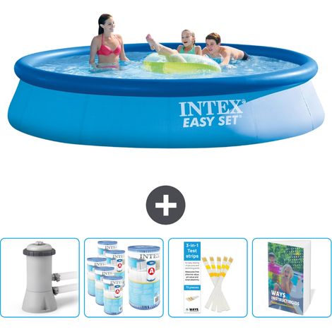 Intex Piscine Easy Set Ronde - 396x84 cm - 5-pièces SCB123 (1/5)