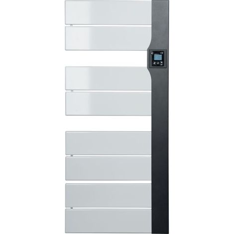 Sèche-serviettes avec soufflerie 1650W Blanc et Anthracite BALICA - INTUIS - M109226 (1/3)