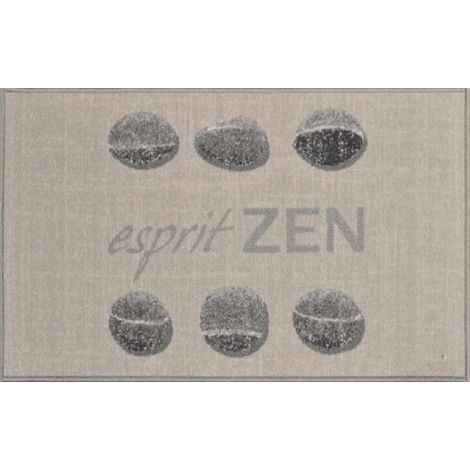 Tapis Rectangulaire "Esprit Zen" 50x80cm Gris